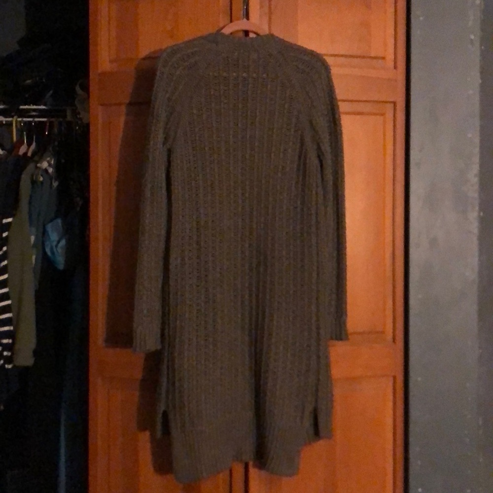 Abercrombie & Fitch Long Gray Cardigan